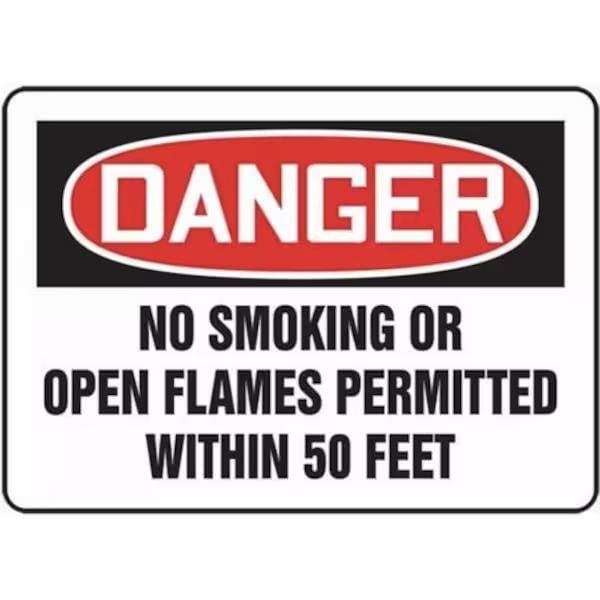 Accuform OSHA DANGER SAFETY SIGN NO SMOKING MCHL154XP MCHL154XP - main